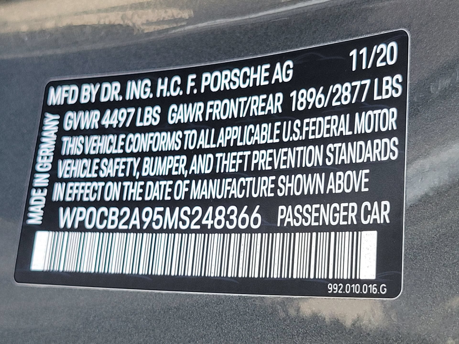 Certified 2021 Porsche 911 Carrera S RWD image 32