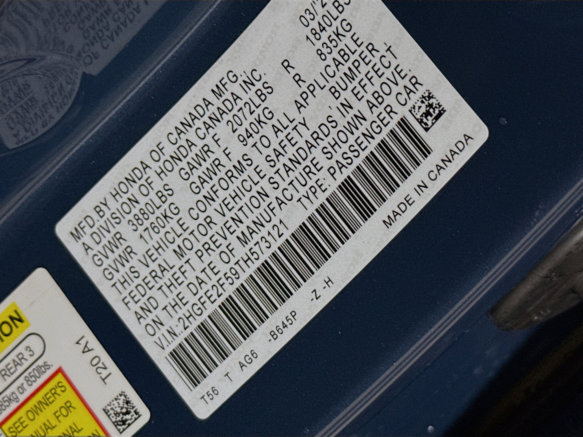 New 2026 Honda Civic Sport image 36