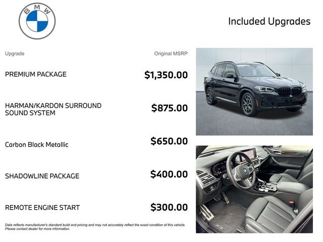 Certified 2023 BMW X3 M40i w/ Premium Package AWD/4WD image 3
