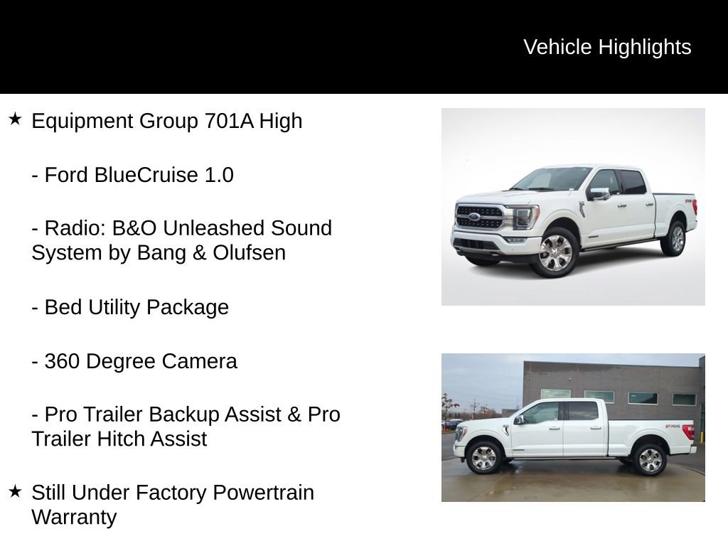 Used 2023 Ford F150 Platinum w/ Equipment Group 701A High image 16