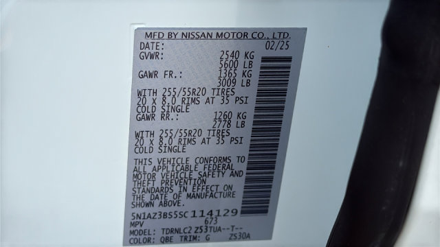 Certified 2025 Nissan Murano SV AWD/4WD image 30
