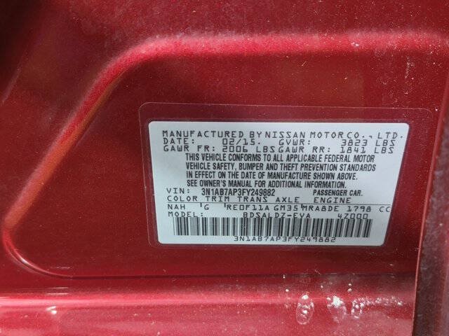 Used 2015 Nissan Sentra SV FWD image 35
