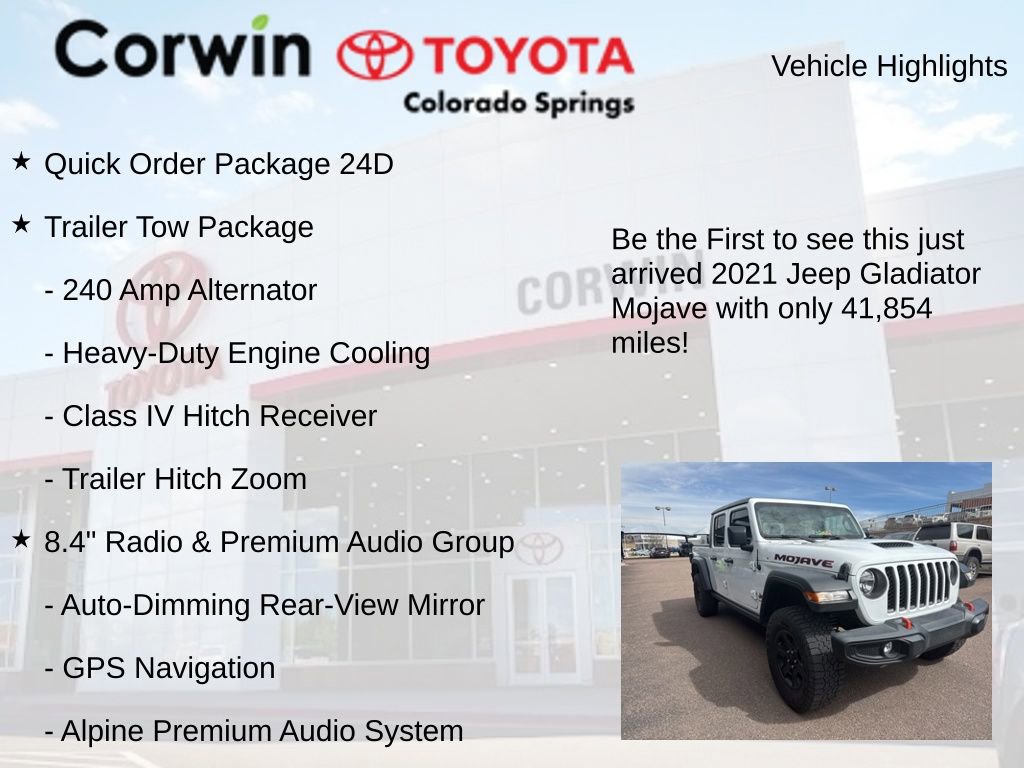 Used 2021 Jeep Gladiator Mojave image 4