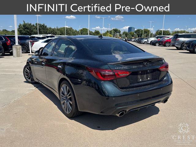 Certified 2023 INFINITI Q50 Red Sport 400 w/ Black Opal Edition RWD image 4