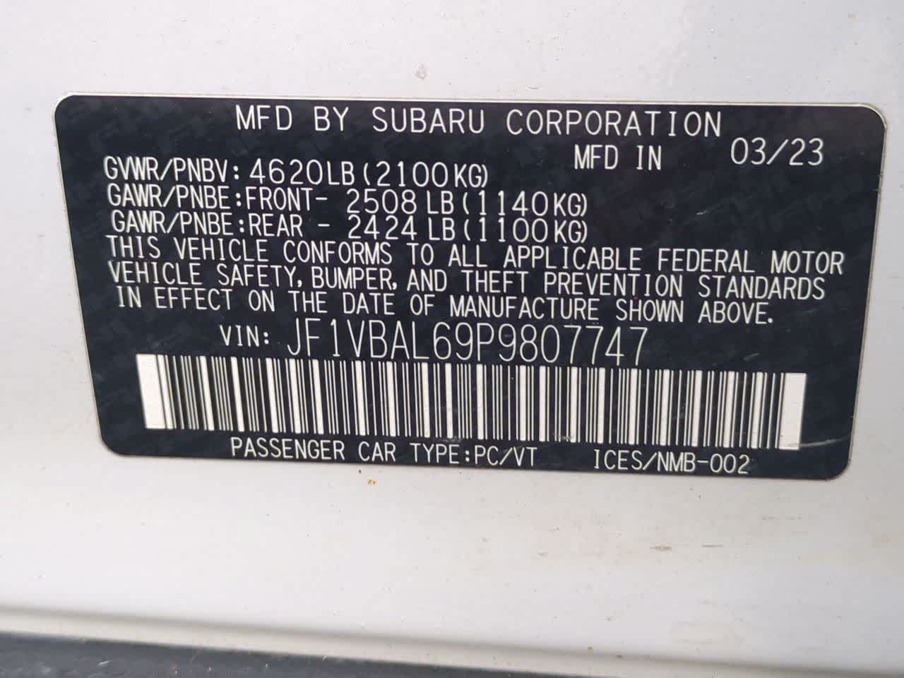 Used 2023 Subaru WRX Limited AWD/4WD image 36