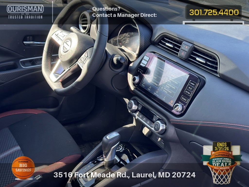 New 2025 Nissan Versa SR w/ Trunk Package image 7