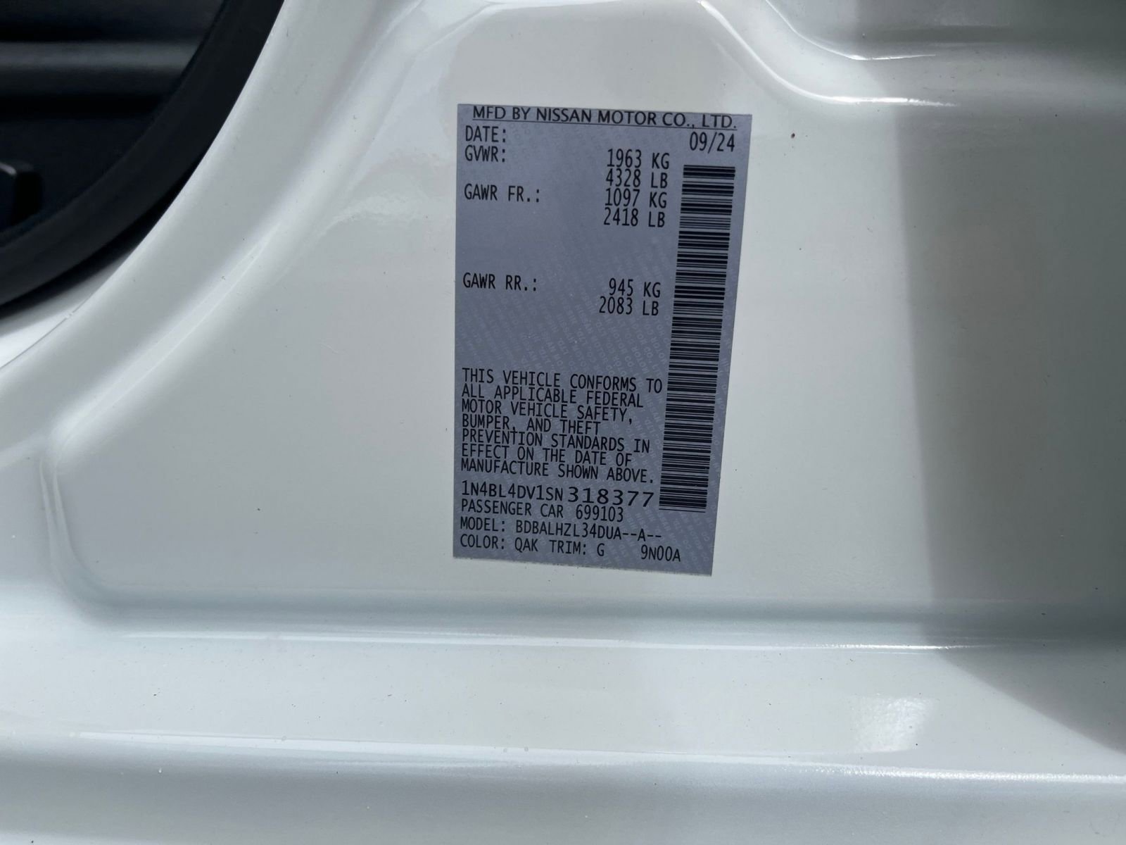 Used 2025 Nissan Altima 2.5 SV image 29