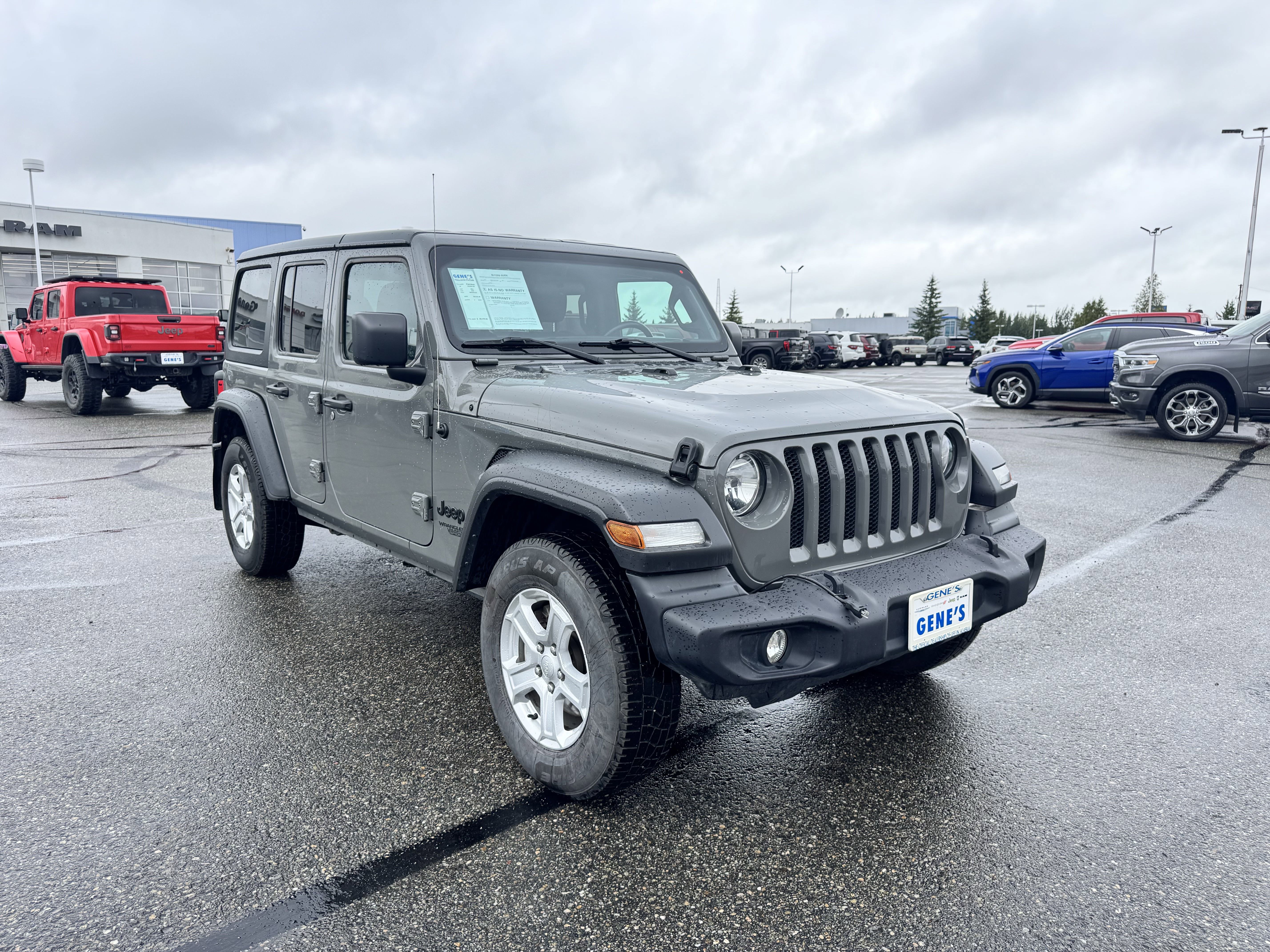 Certified 2021 Jeep Wrangler Unlimited Sport