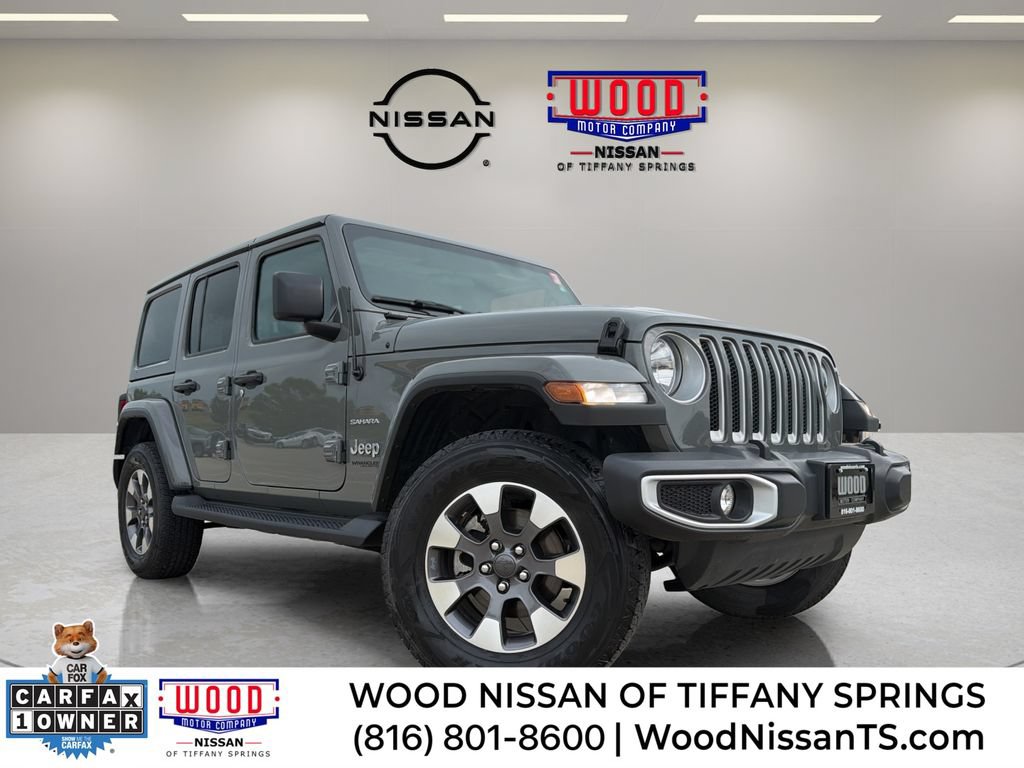Used 2021 Jeep Wrangler Unlimited Sahara w/ Cold Weather Group AWD/4WD image 1