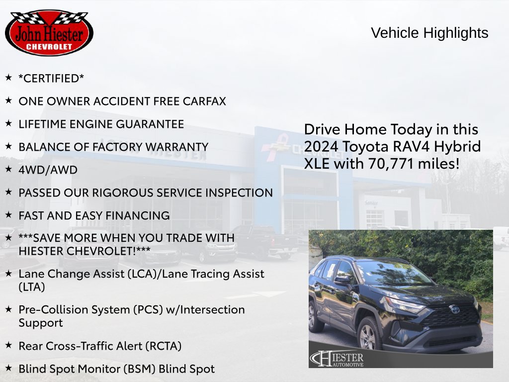 Used 2024 Toyota RAV4 XLE w/ Convenience Package AWD/4WD image 5