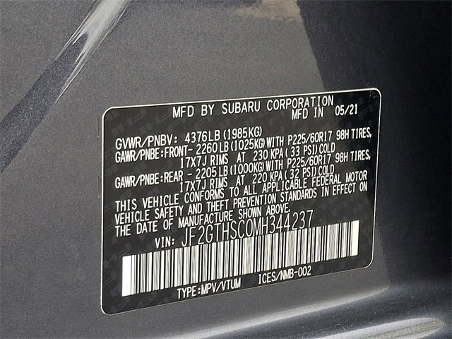 Used 2021 Subaru Crosstrek 2.5i Sport w/ Moonroof Package image 28