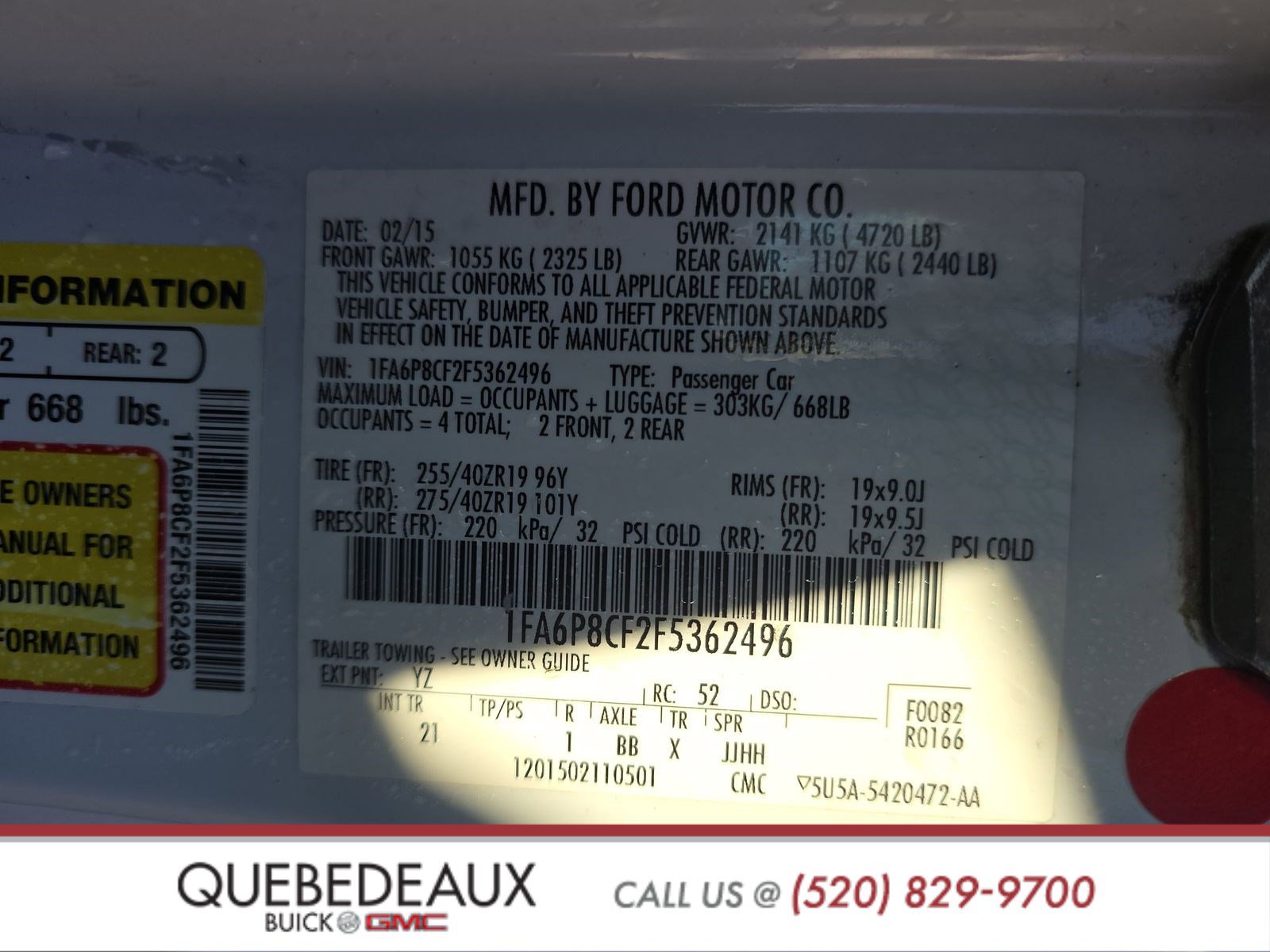 Used 2015 Ford Mustang GT w/ GT Performance Package image 20