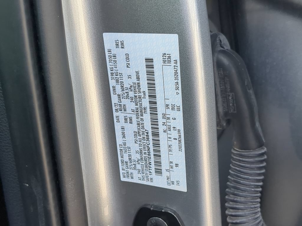 Used 2022 Ford F150 Platinum w/ Equipment Group 701A High AWD/4WD image 38
