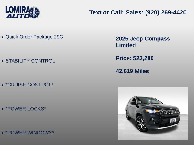 Used 2025 Jeep Compass Limited AWD/4WD image 8