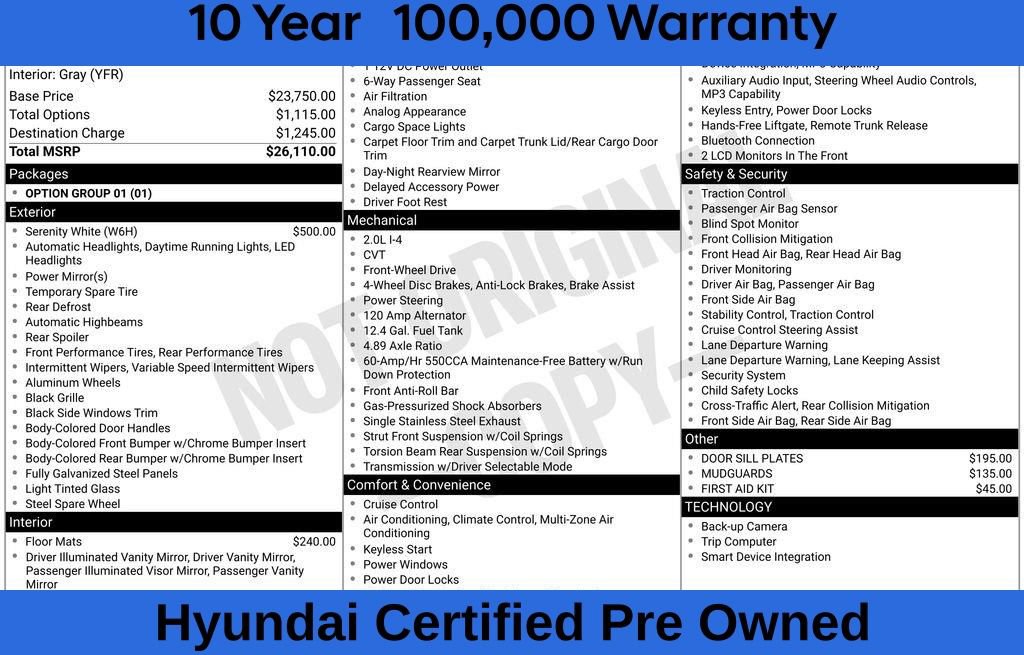 Used 2026 Hyundai Elantra Sport FWD image 9