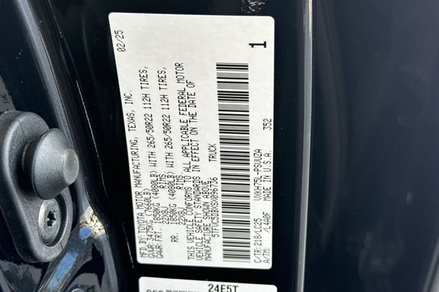 Used 2025 Toyota Tundra Capstone AWD/4WD image 55