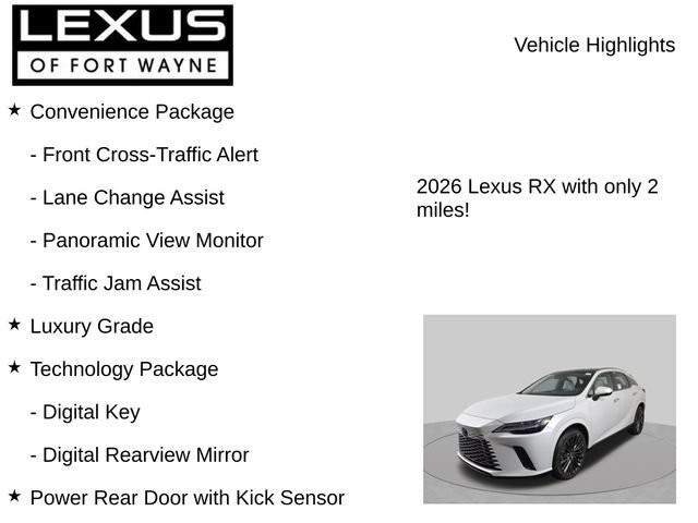New 2026 Lexus RX 350 AWD image 7