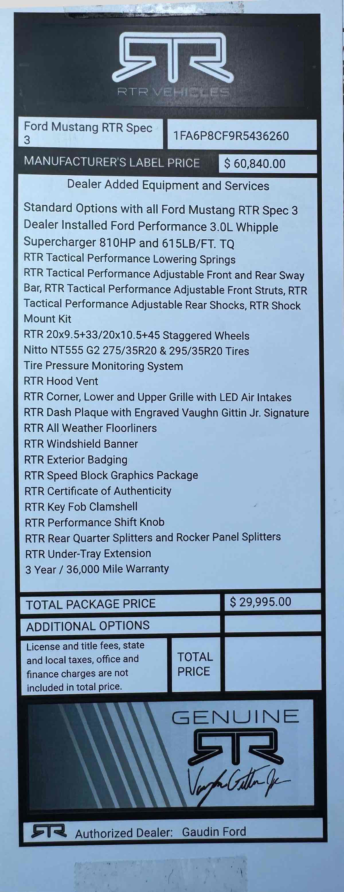 Used 2024 Ford Mustang GT Premium w/ GT Performance Package RWD image 32