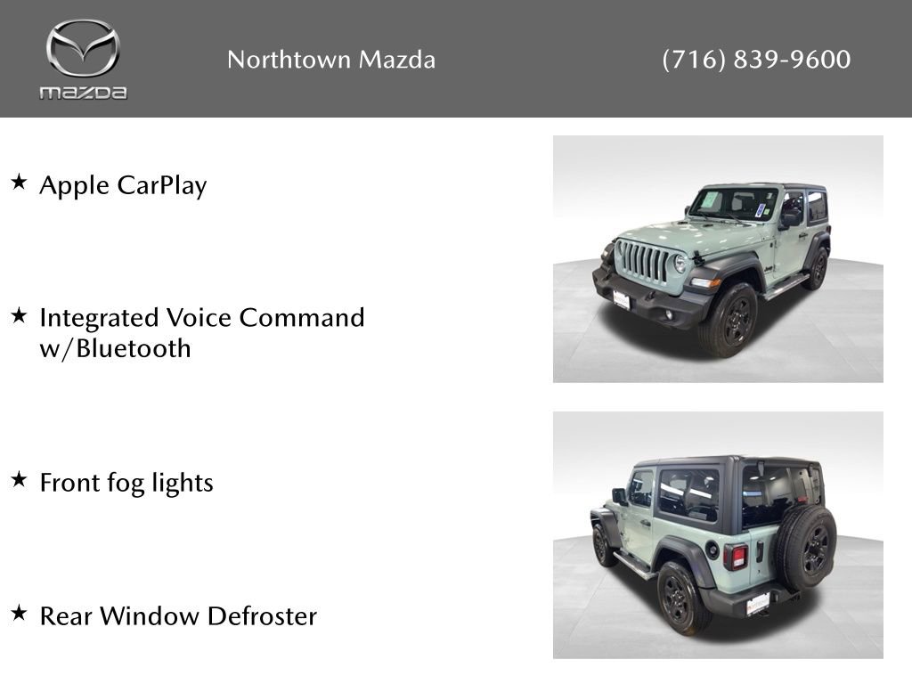 Used 2023 Jeep Wrangler Sport image 2