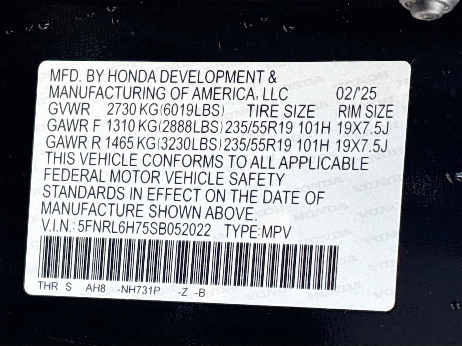 Used 2025 Honda Odyssey Sport-L image 35