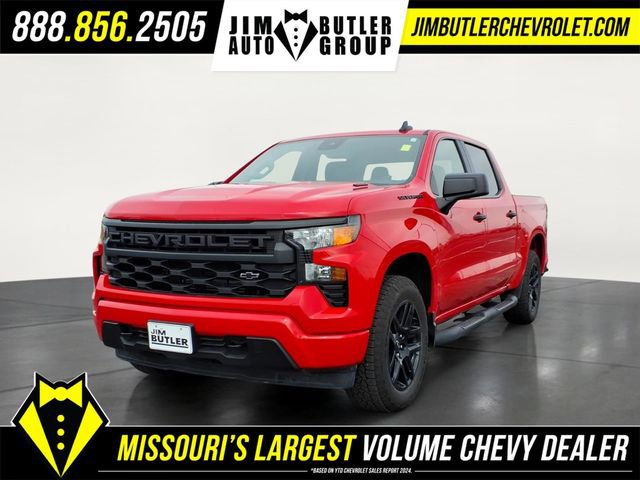 Used 2025 Chevrolet Silverado 1500 Custom w/ Turbomax Blackout Package