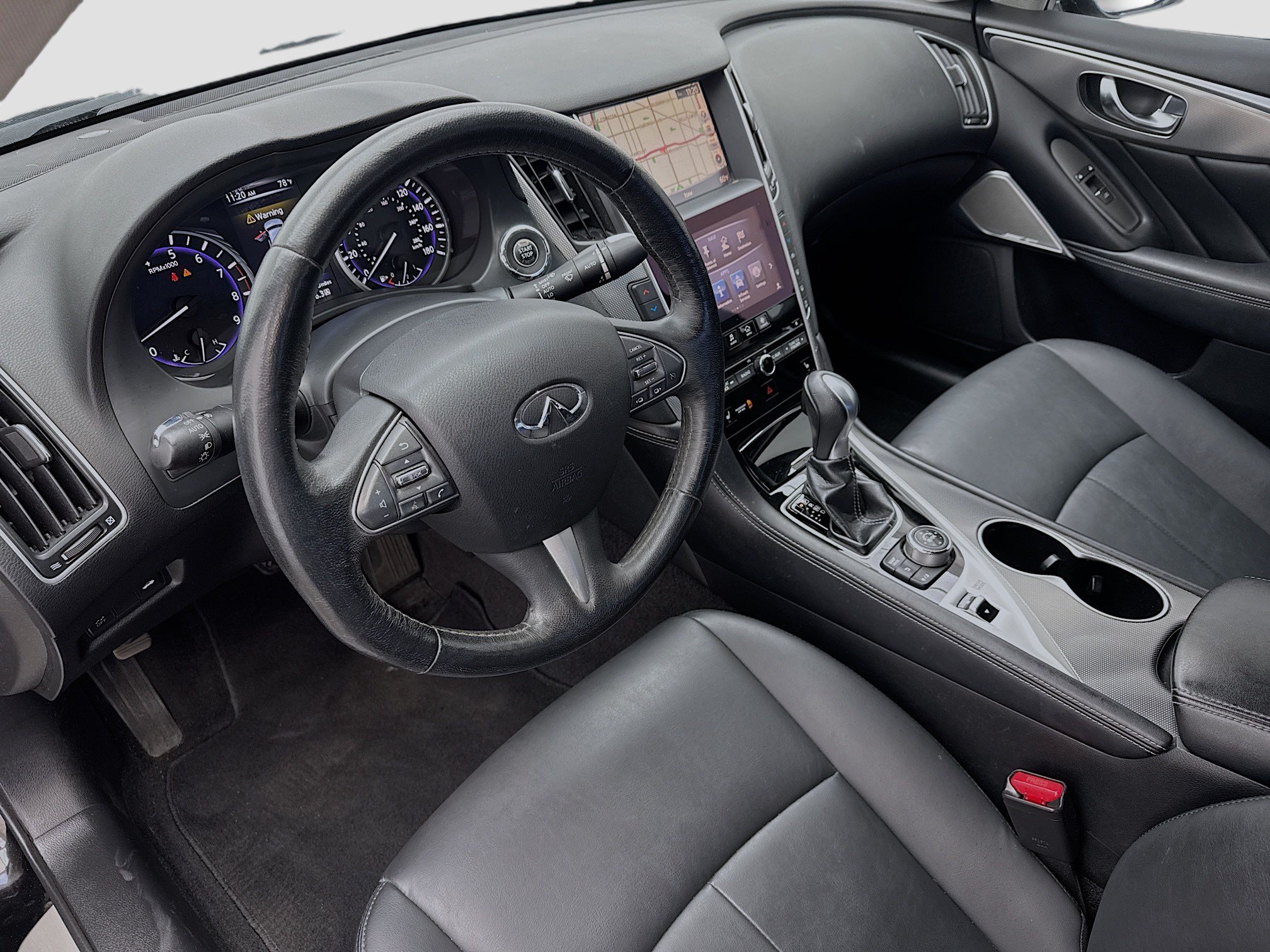 Used 2017 INFINITI Q50 3.0t Premium w/ 3.0T Premium Plus Package RWD image 7