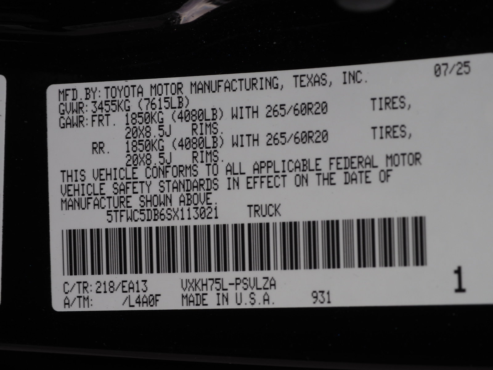 Used 2025 Toyota Tundra Limited w/ TRD Off-Road Package image 28