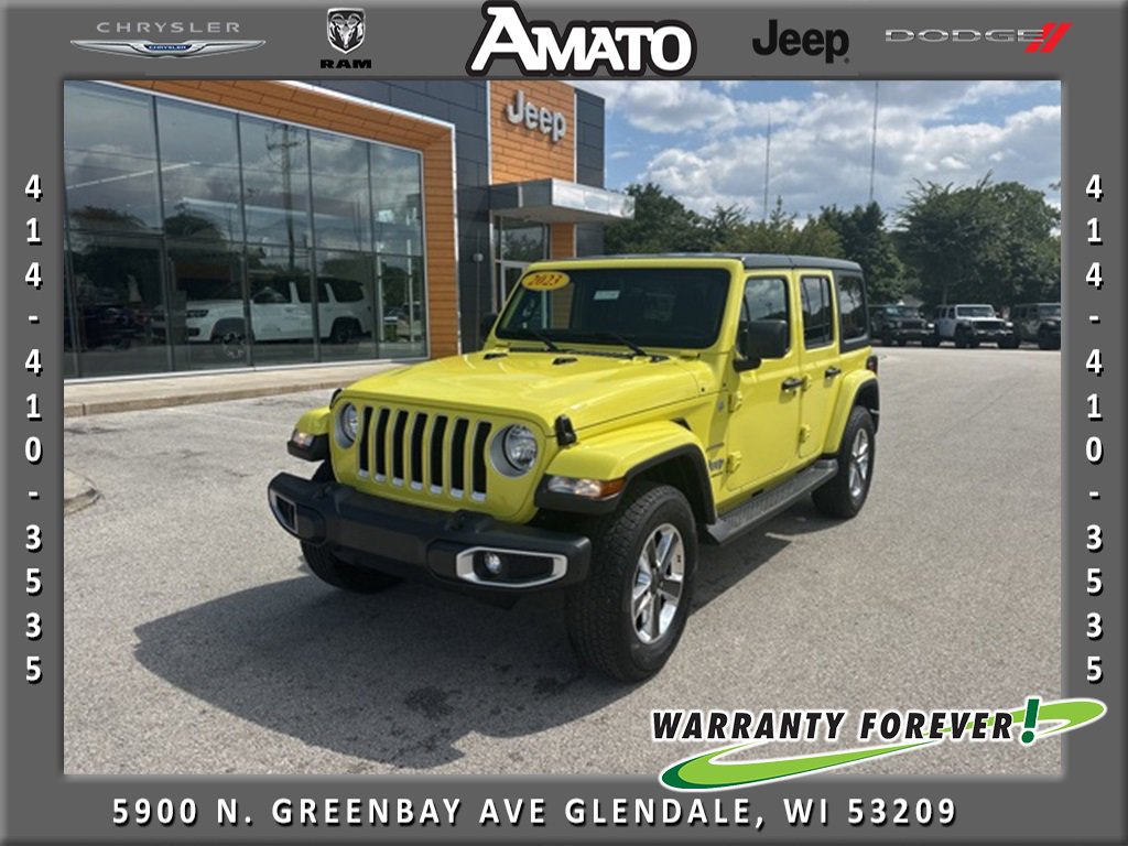Used 2023 Jeep Wrangler Sahara w/ Cold Weather Group image 1