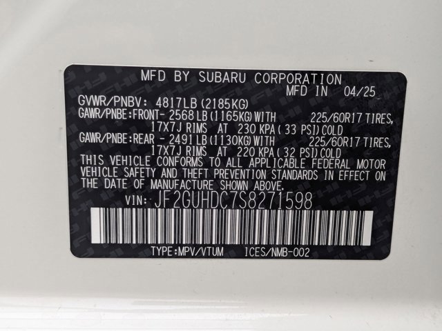 Certified 2025 Subaru Crosstrek 2.0i Premium image 29