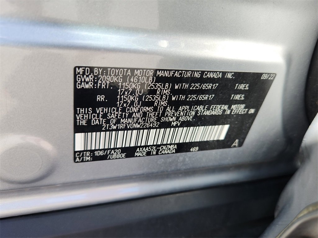 Used 2022 Toyota RAV4 XLE image 26