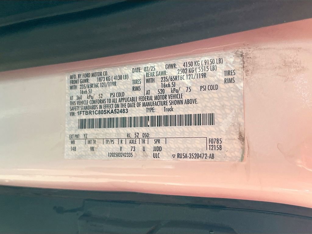 Used 2025 Ford Transit 250 148 Medium Roof w/ Load Area Protection Package image 31