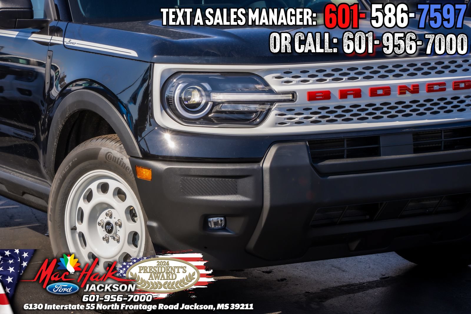 Certified 2025 Ford Bronco Sport Heritage w/ Convenience Package AWD/4WD image 2