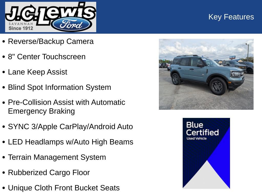 Certified 2022 Ford Bronco Sport Big Bend image 31