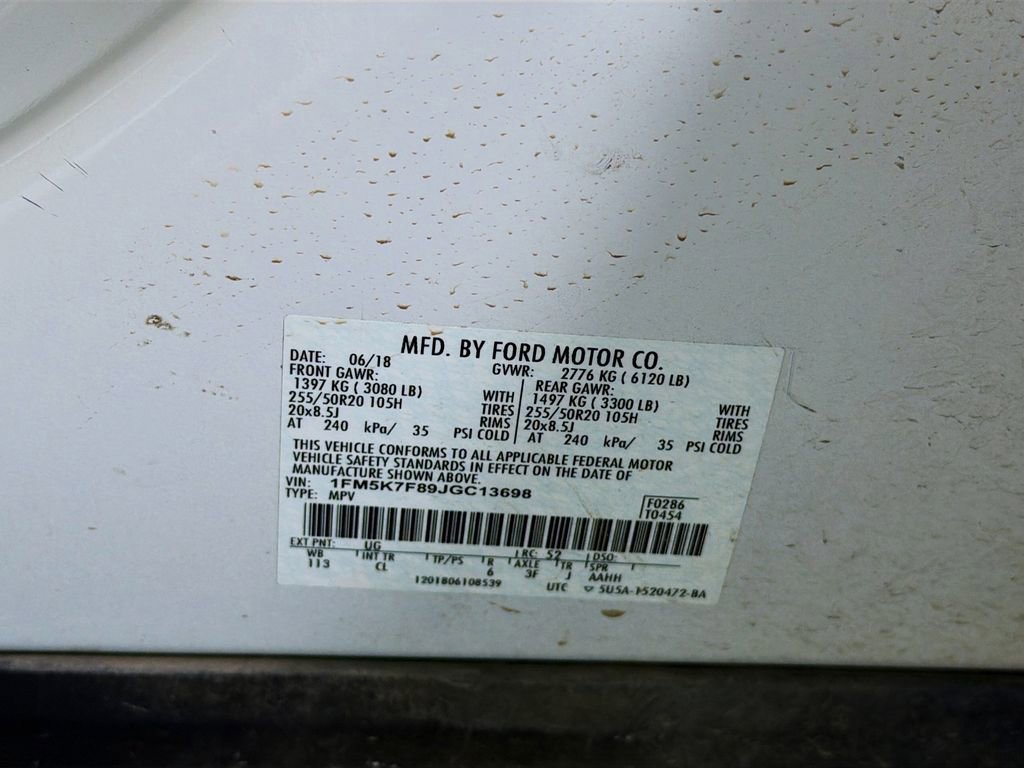 Used 2018 Ford Explorer Limited FWD image 34