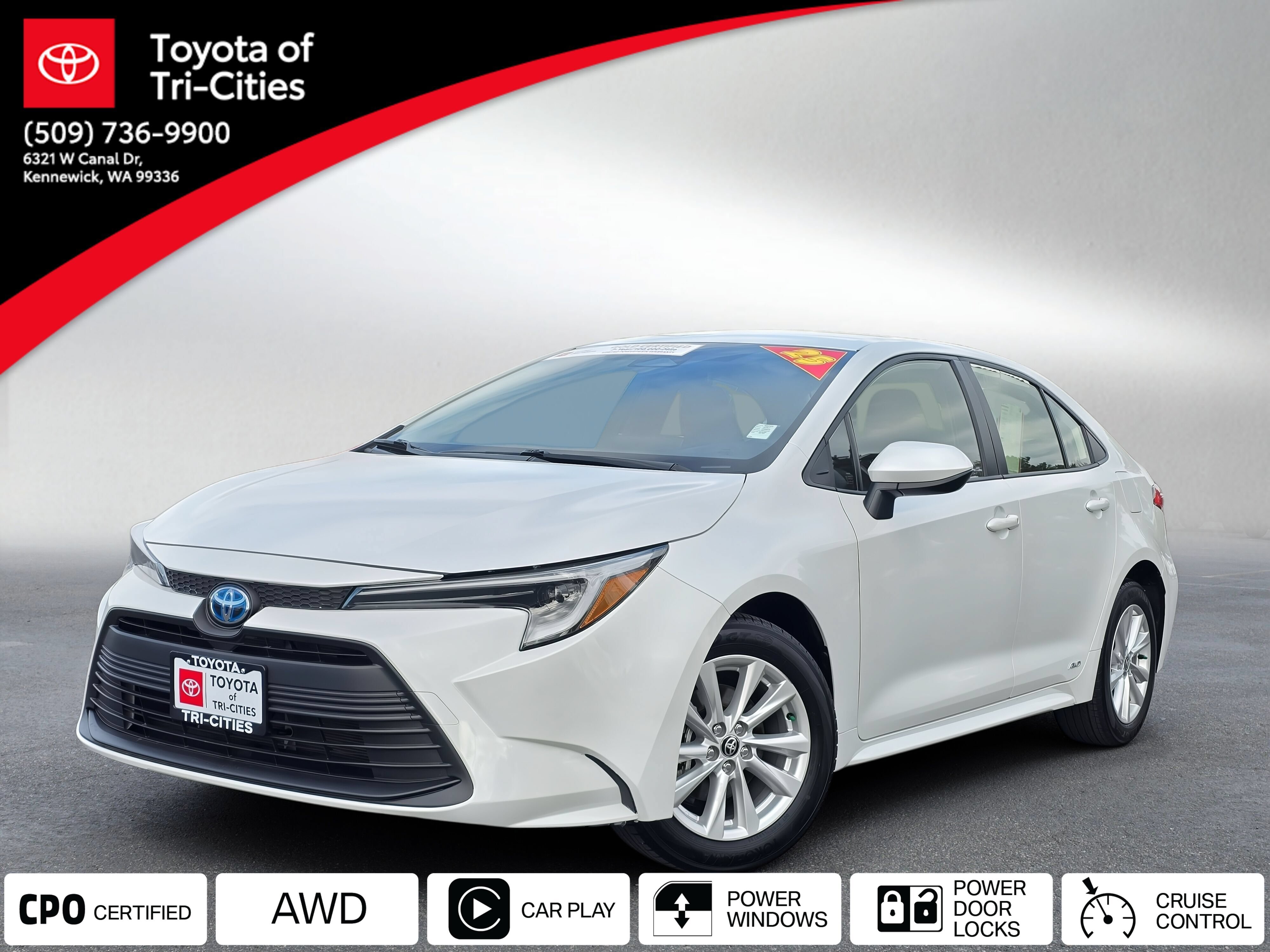 Certified 2025 Toyota Corolla LE w/ LE Premium Package AWD/4WD image 1