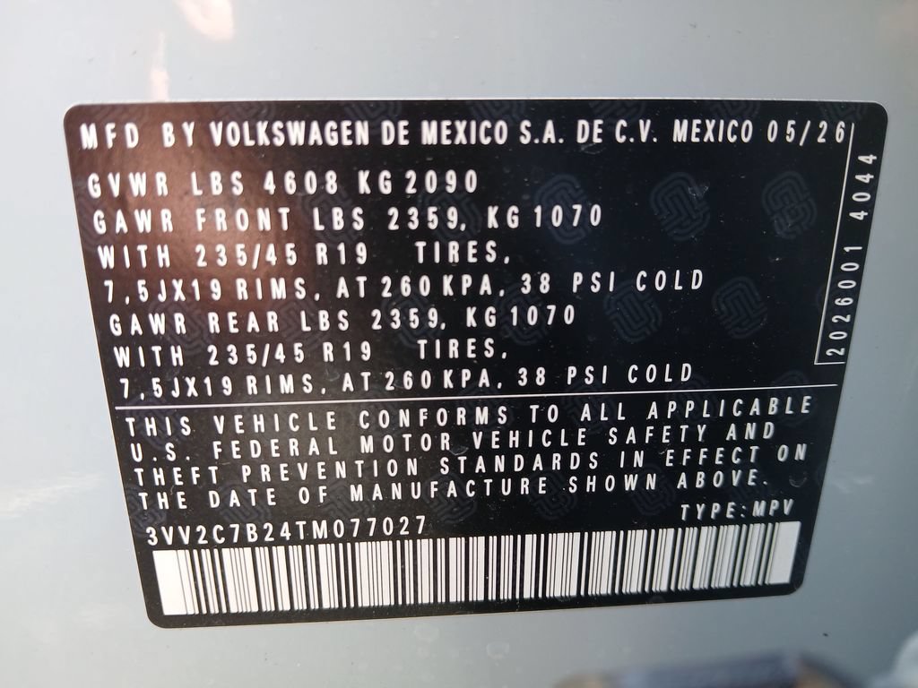New 2026 Volkswagen Taos SE AWD/4WD image 29