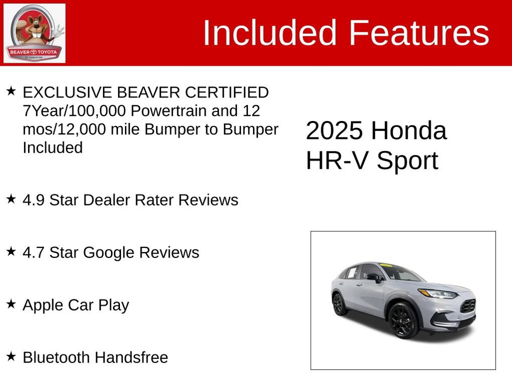 Used 2025 Honda HR-V Sport image 4