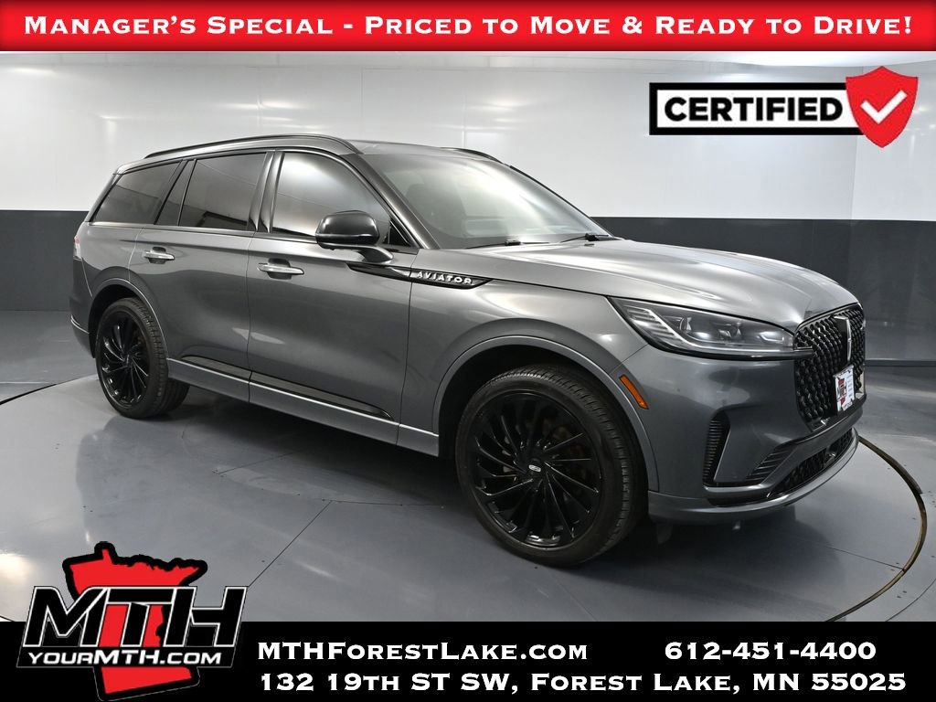 Used 2025 Lincoln Aviator Reserve w/ Jet Appearance Package AWD/4WD image 1