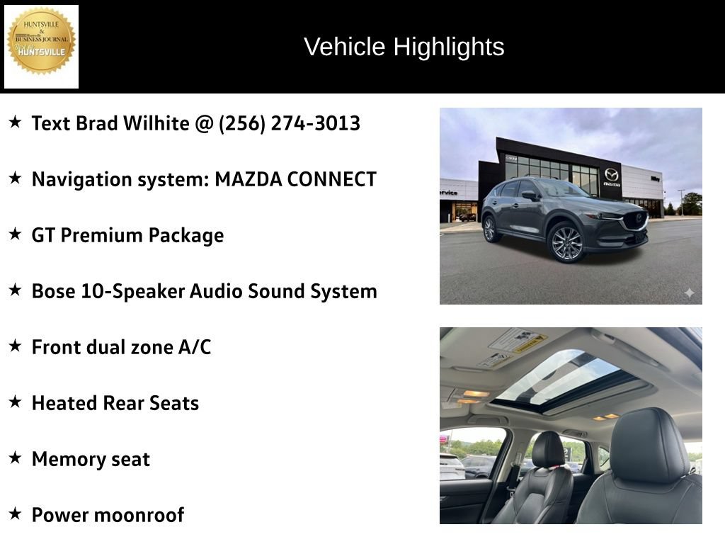 Used 2019 MAZDA CX-5 Grand Touring w/ GT Premium Package AWD/4WD image 6