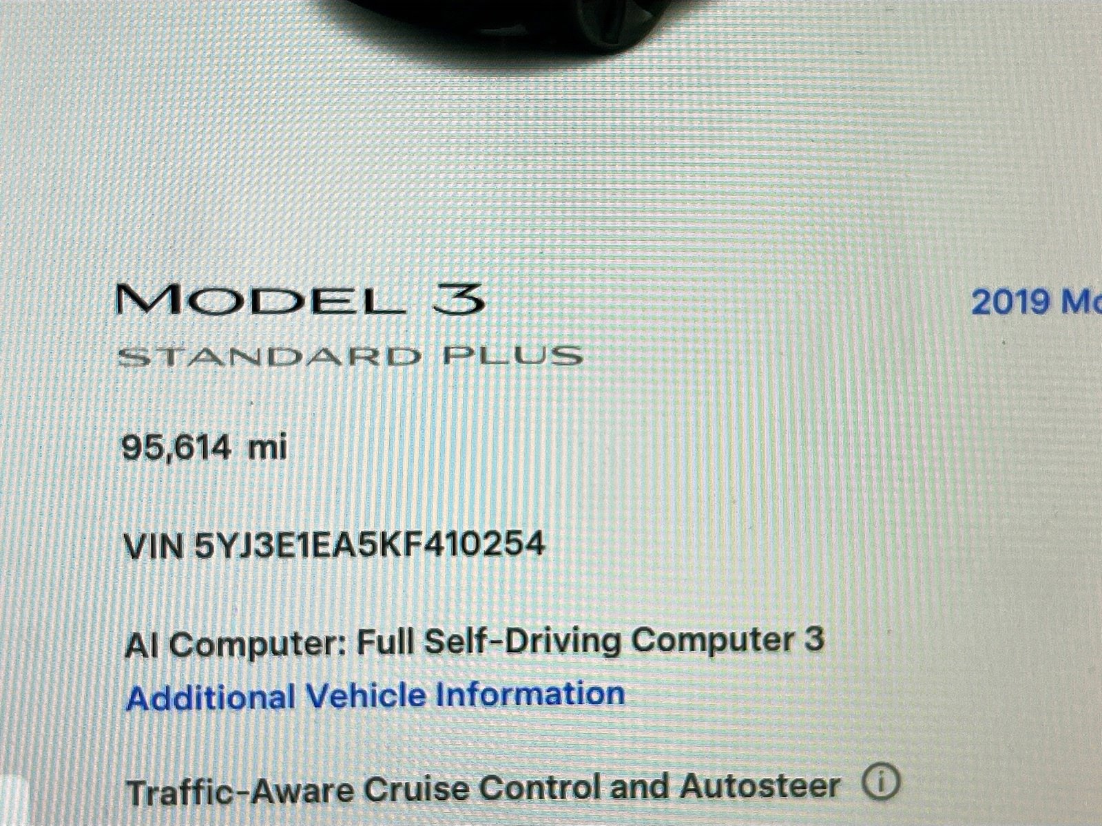 Used 2019 Tesla Model 3 Standard Range Plus RWD image 8