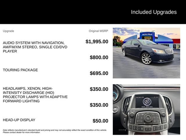 Used 2010 Buick LaCrosse CXS w/ Touring Package image 7