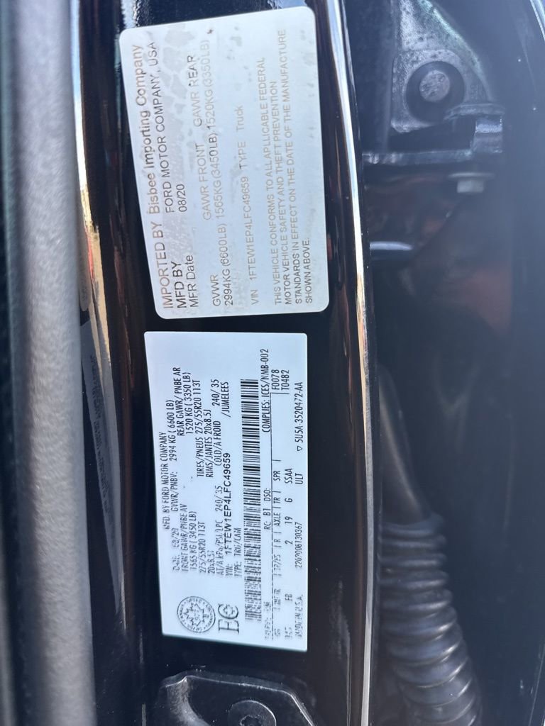 Certified 2020 Ford F150 XLT w/ Equipment Group 302A Luxury image 60