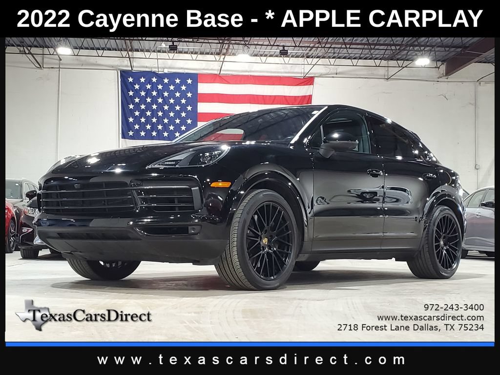 Used 2022 Porsche Cayenne Coupe AWD/4WD image 1