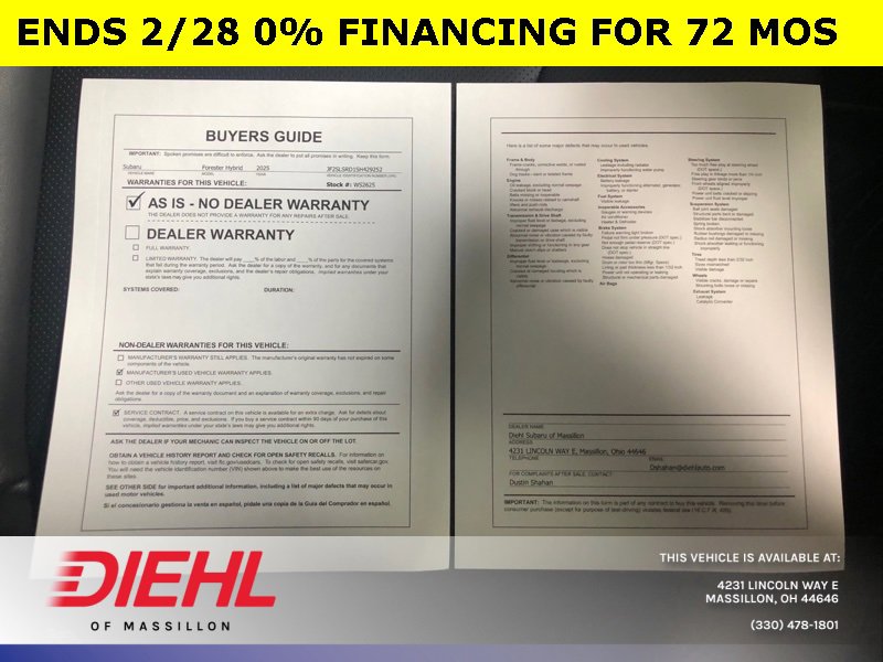 Used 2025 Subaru Forester Limited image 36