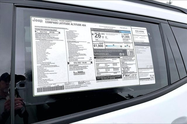 New 2026 Jeep Compass Latitude AWD/4WD image 13