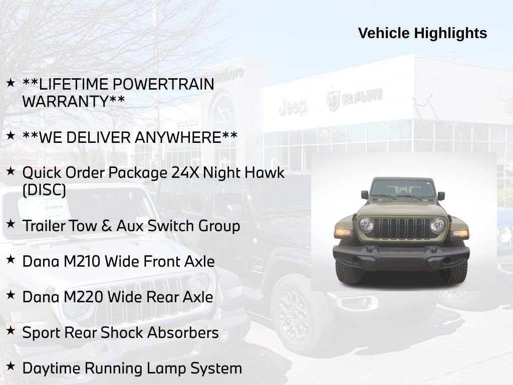 Used 2025 Jeep Gladiator Nighthawk image 5