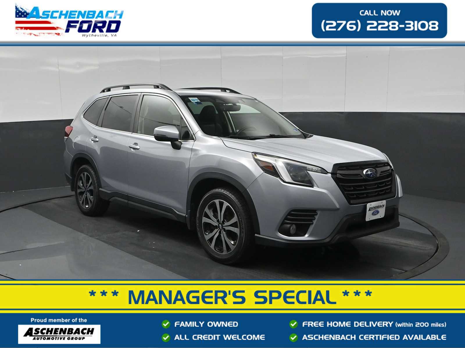 Used 2022 Subaru Forester Limited w/ Popular Package #2 AWD/4WD image 1