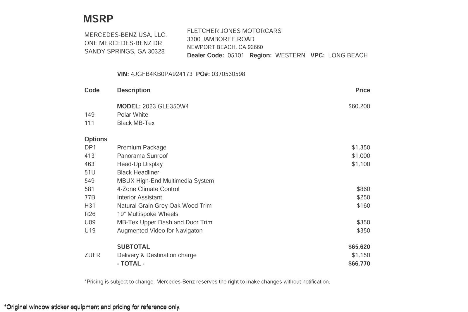 Used 2023 Mercedes-Benz GLE 350 4MATIC image 2