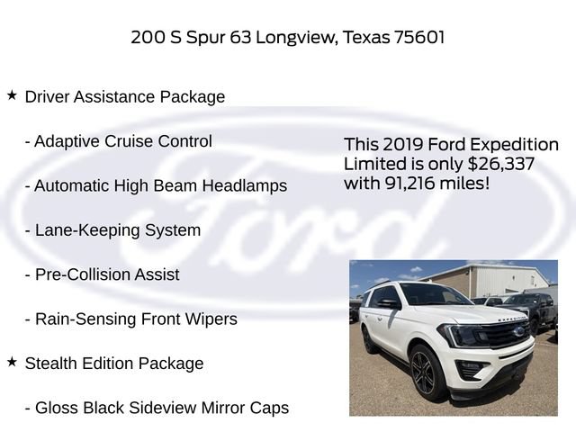 Used 2019 Ford Expedition Limited w/ Equipment Group 303A RWD image 11