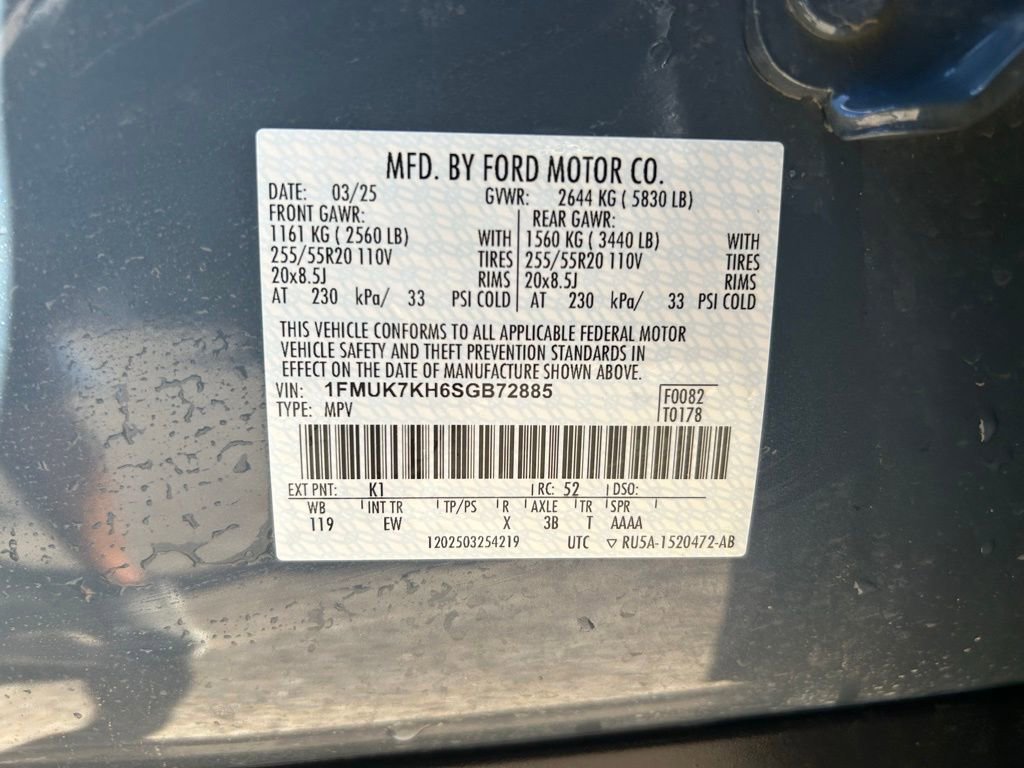 Used 2025 Ford Explorer ST-Line w/ Premium Package image 9